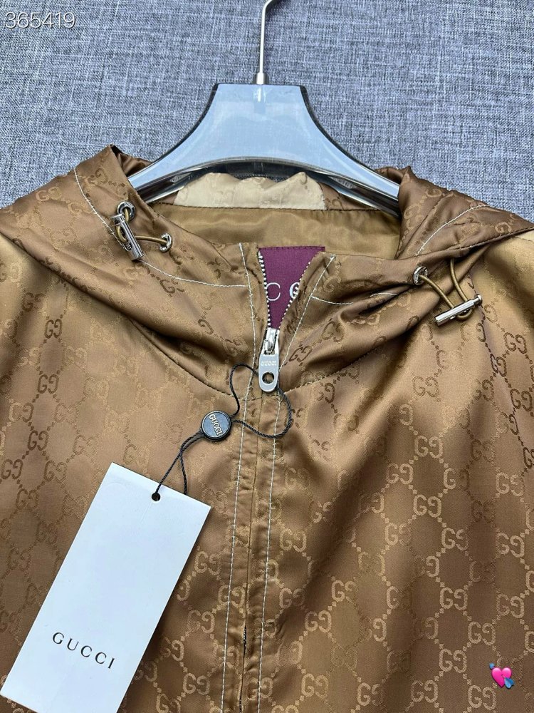 GUCCI 2026 new men's fashionable casual hooded jacket jacket | Yooybuy Spreadsheet