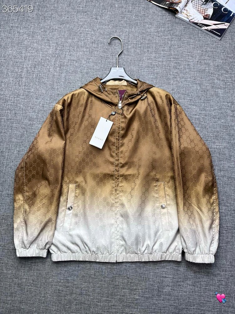 GUCCI 2026 new men's fashionable casual hooded jacket jacket | Yooybuy Spreadsheet