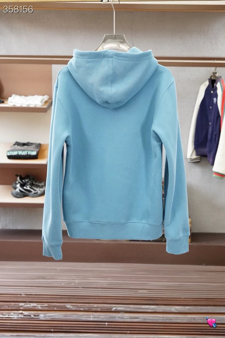 DiorDior classic CD embroidered hooded pure cotton men's fashionable casual hooded sweatshirt | Yooy