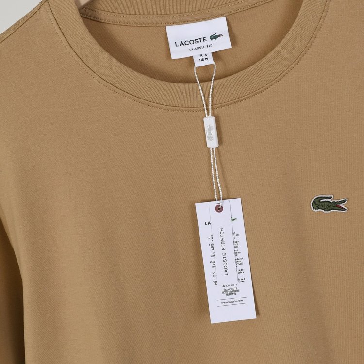 LACOSTE  French crocodile men's pure cotton round neck long sleeved T-shirt TH7307 | Yooybuy Spreads