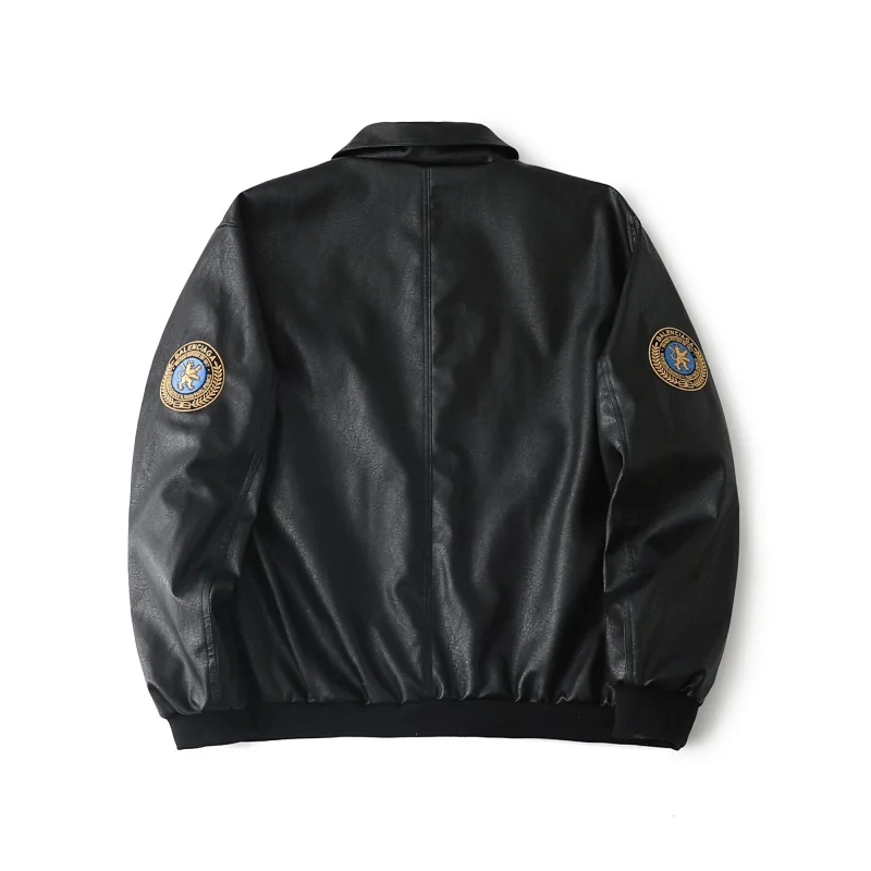 Balenciaga   Simulated PU leather jacket with loose fit | Yooybuy Spreadsheet