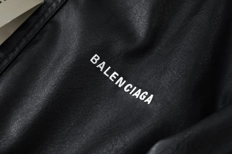 Balenciaga   Simulated PU leather jacket with loose fit | Yooybuy Spreadsheet