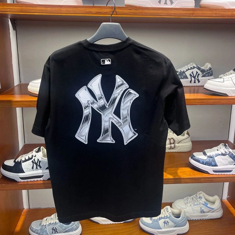 MLBLight luxury short sleeved t-shirt men's round neck half sleeved top unisex | Yooybuy Spreadsheet