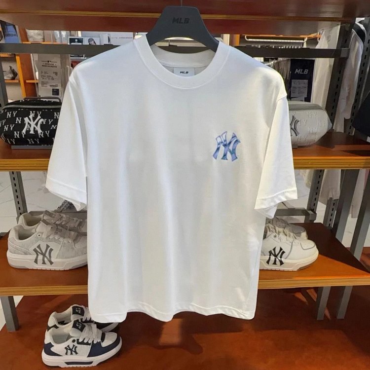 MLBLight luxury short sleeved t-shirt men's round neck half sleeved top unisex | Yooybuy Spreadsheet