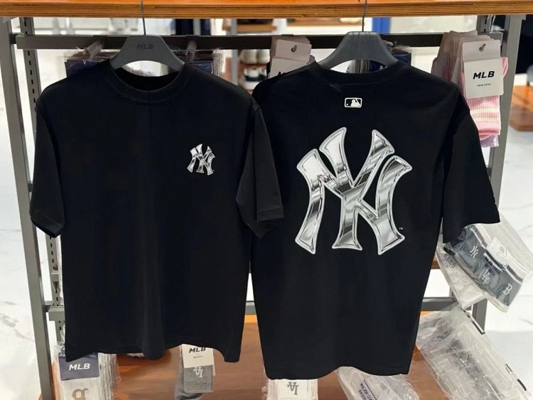 MLBLight luxury short sleeved t-shirt men's round neck half sleeved top unisex | Yooybuy Spreadsheet