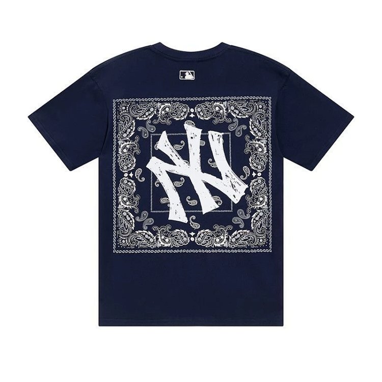 MLBLight luxury short sleeved t-shirt men's round neck half sleeved top unisex | Yooybuy Spreadsheet
