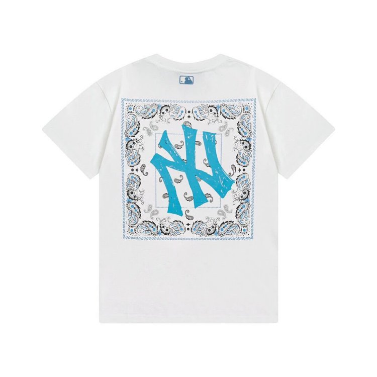 MLBLight luxury short sleeved t-shirt men's round neck half sleeved top unisex | Yooybuy Spreadsheet