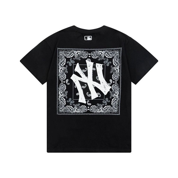 MLBLight luxury short sleeved t-shirt men's round neck half sleeved top unisex | Yooybuy Spreadsheet