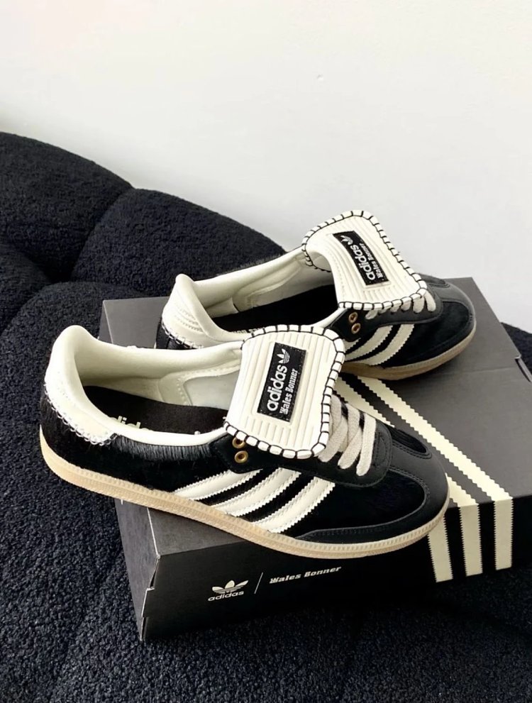 Adidas training shoes, casual shoes, board shoesWALES BONNER x adidas originals Samba Pony Tonal | Y