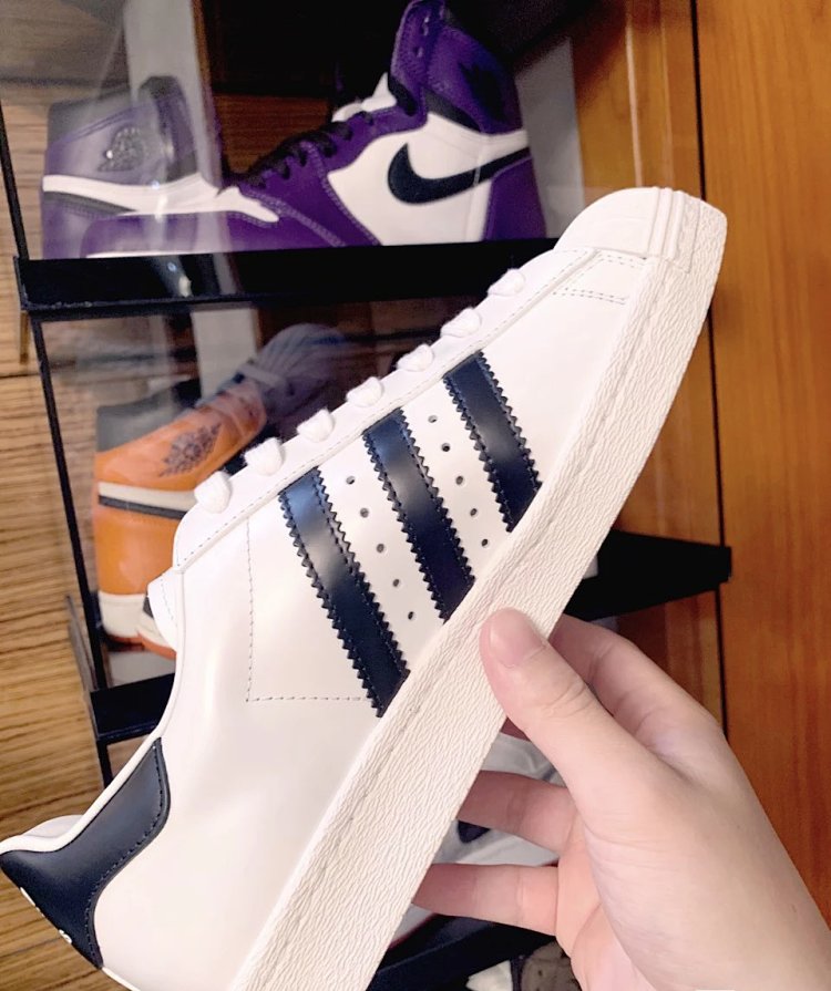 Adidas Shell Head Prada Co branded Board Shoes Sports and Leisure ShoesPRADA x adidas originals SUPE