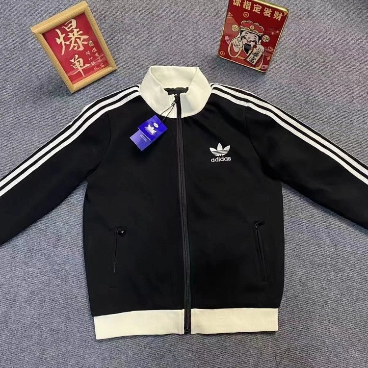 Adidas Clover Jacket Double Zipper Men's and Women's Embroidered Trendy Jacket | Yooybuy Spreadsheet