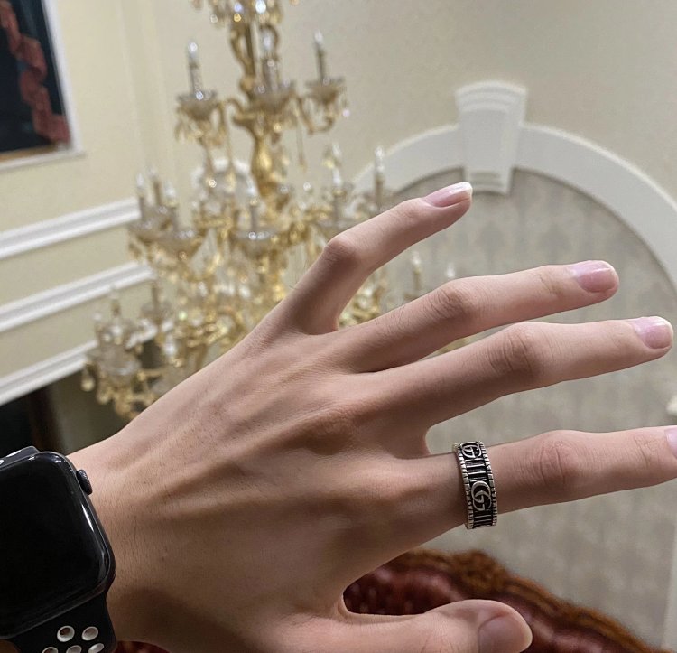 Couple Pair Ring 925 Silver Gucci GUUCI Vintage Double G Ring Vintage Vintage Vintage | Yooybuy Spre