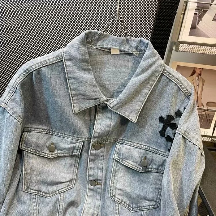 Chrome Hearts Light Luxury Cowboy Printed Coat Spring and Autumn Unisex Trendy Brand Men | Yooybuy S
