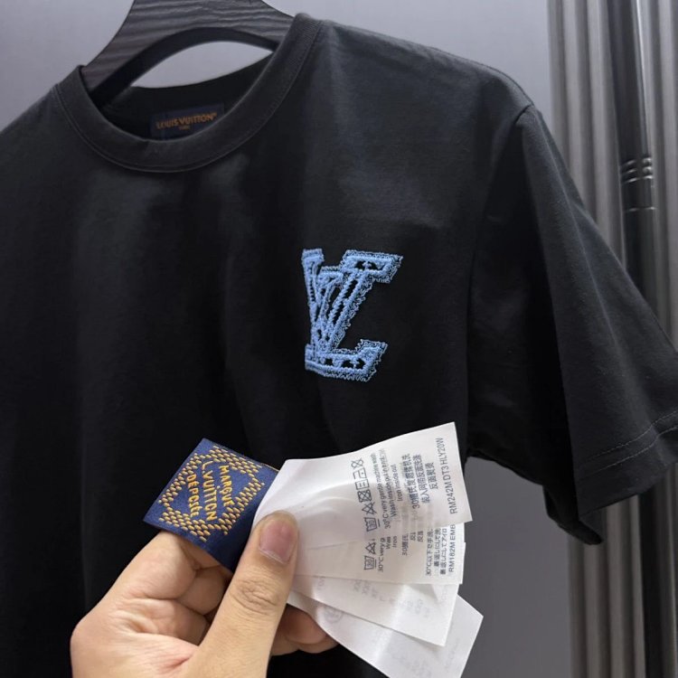 Louis Vuitton short sleeved T-shirt unisex knit top with half sleeves | Yooybuy Spreadsheet