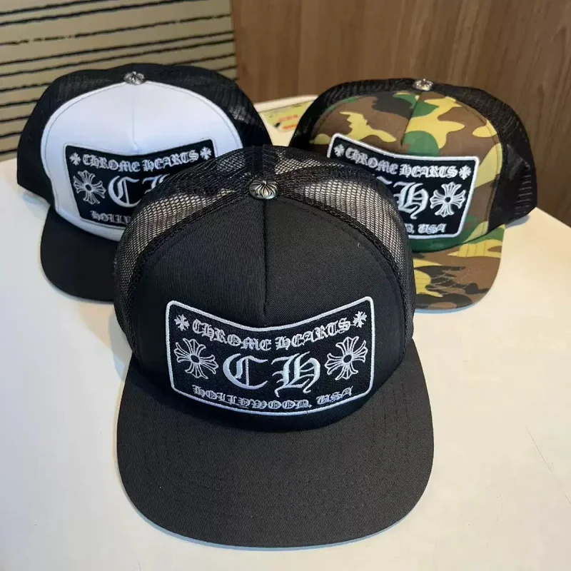 Chrome Hearts Hat Baseball Hat New Light Luxury Duck Tongue Hat Men's and Women'