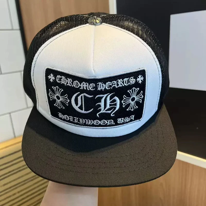 Chrome Hearts Hat Baseball Hat New Light Luxury Duck Tongue Hat Men's and Women's Duck Tongue Hats |