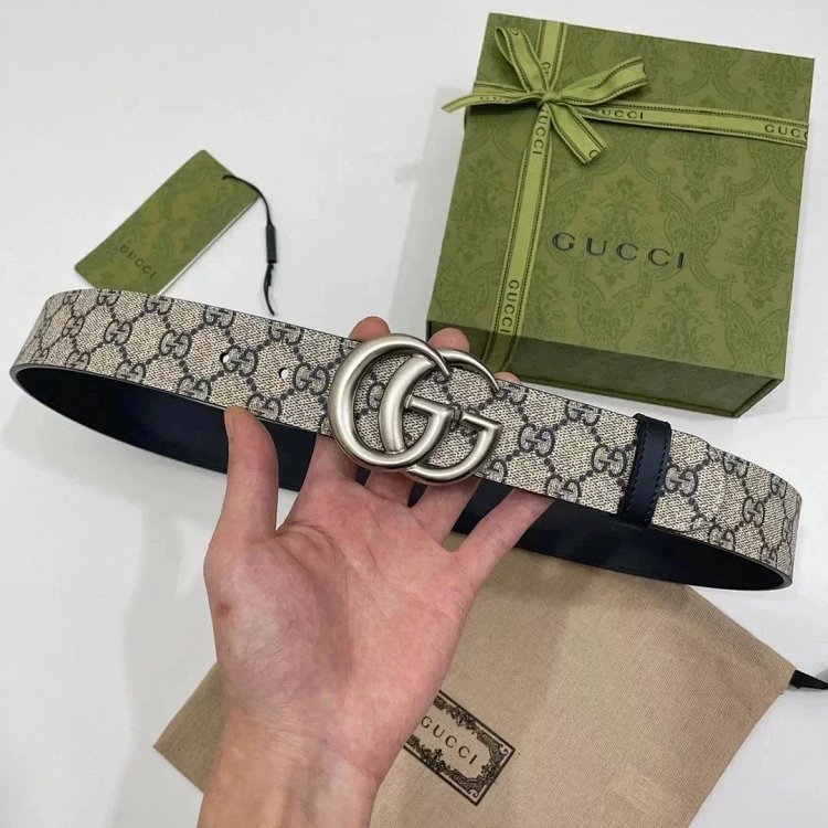 Gucci men's and women's belt PVC distressed calf leather vintage | Yooybuy Spreadsheet