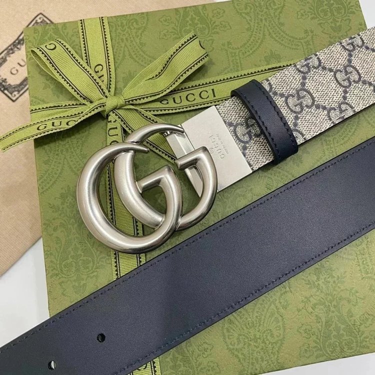 Gucci men's and women's belt PVC distressed calf leather vintage | Yooybuy Spreadsheet