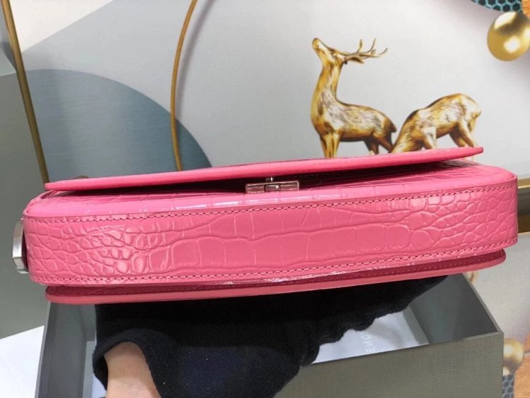 Balenciaga Crocodile Pattern Head Layer Calfskin Single Shoulder Handheld Underarm Bag Women's Bag |