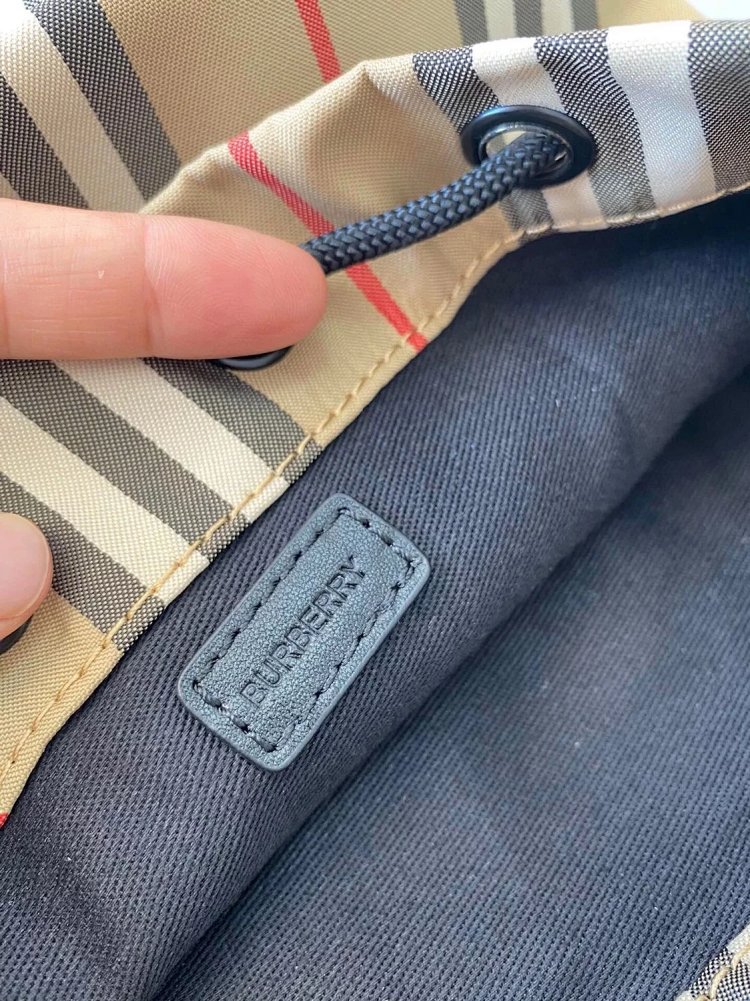 Burberry storage classic plaid canvas bucket bag drawstring bag | Yooybuy Spreadsheet