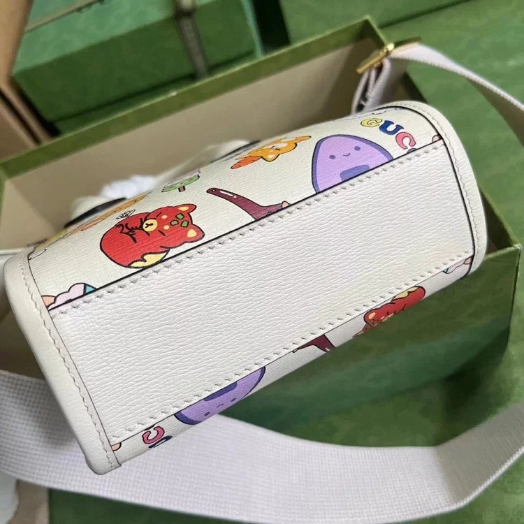 Gucci animal print mini tote bag music score bag crossbody bag shoulder bag unisex 699406 | Yooybuy