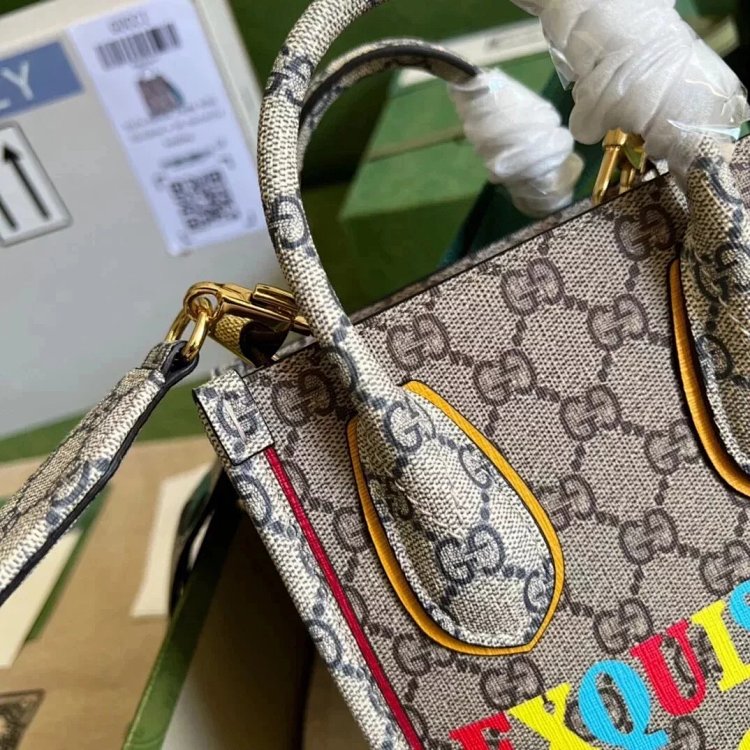 Gucci animal print mini tote bag music score bag crossbody bag shoulder bag unisex 699406 | Yooybuy