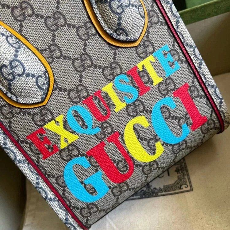 Gucci animal print mini tote bag music score bag crossbody bag shoulder bag unisex 699406 | Yooybuy