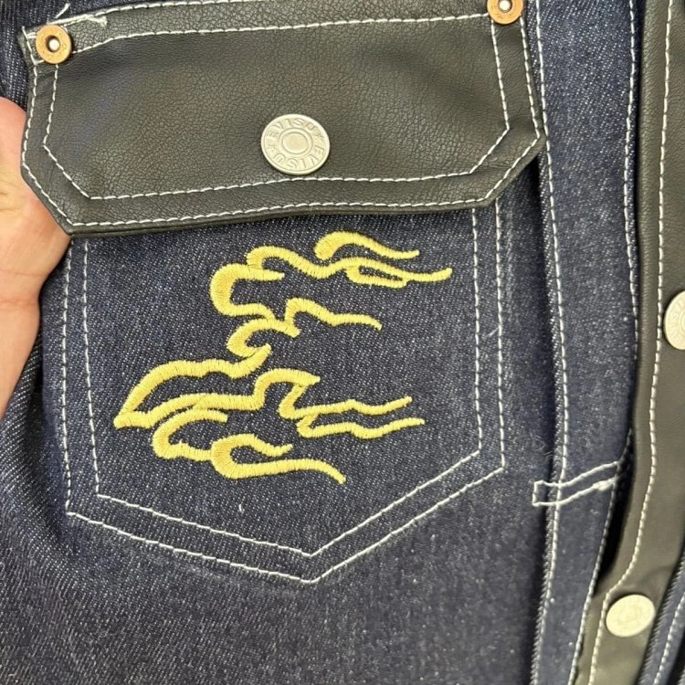 EVISU Heavy Industry Embroidered Cowboy Coat | Yooybuy Spreadsheet