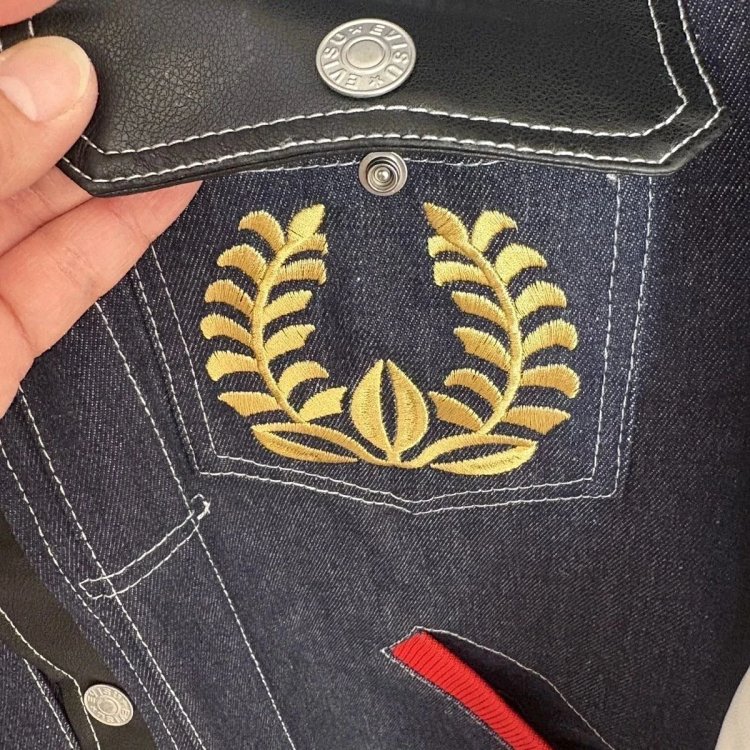 EVISU Heavy Industry Embroidered Cowboy Coat | Yooybuy Spreadsheet