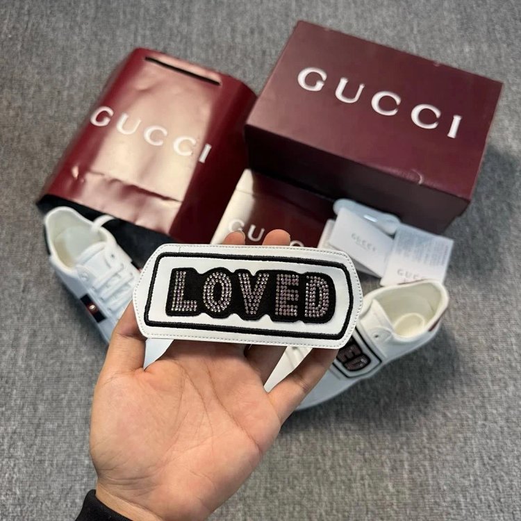 Gucci Bright Diamond Love Patch Casual Shoes Board Shoes | Yooybuy Spreadsheet