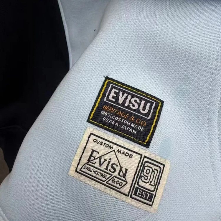EVISU black and blue dual tone hoodie | Yooybuy Spreadsheet