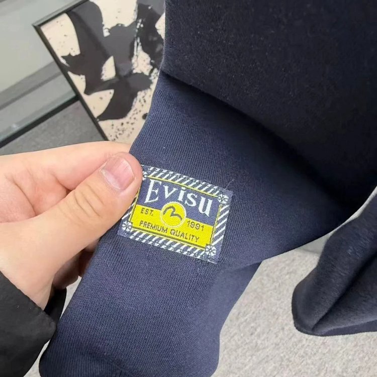EVISU black and blue dual tone hoodie | Yooybuy Spreadsheet