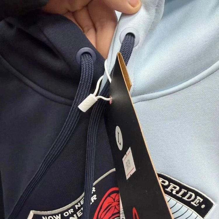EVISU black and blue dual tone hoodie | Yooybuy Spreadsheet