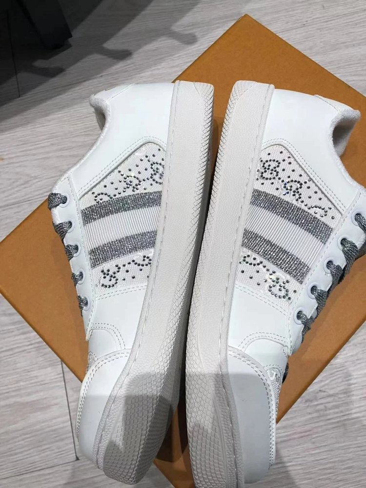 GUCCI dirty shoes, white rhinestone style fashionable board shoes | Yooybuy Spreadsheet