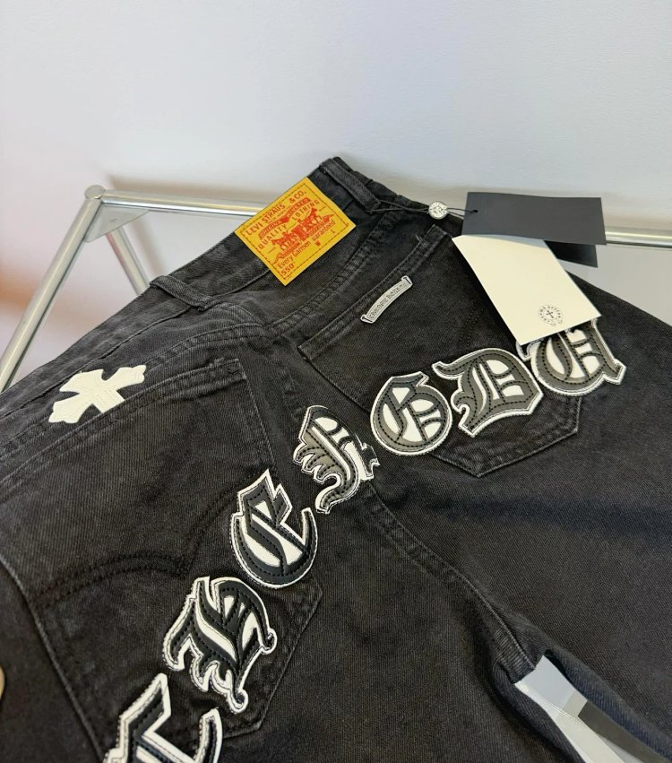 Chrome Hearts  High Street American Limited Loose Trendy Brand Washed Pants | Yooybuy Spreadsheet