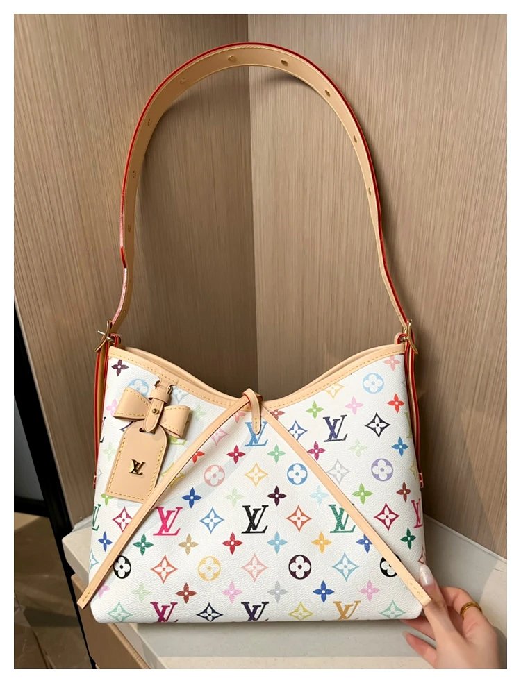 Louis Vuitton white tri colored CarryAll handbag | Yooybuy Spreadsheet
