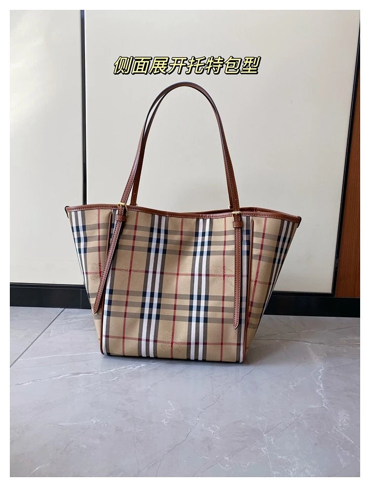Burberry plaid pattern tote bag | Yooybuy Spreadsheet