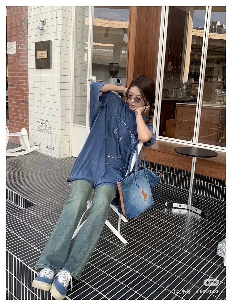 Ralph Lauren  Washed denim blue tote bag | Yooybuy Spreadsheet