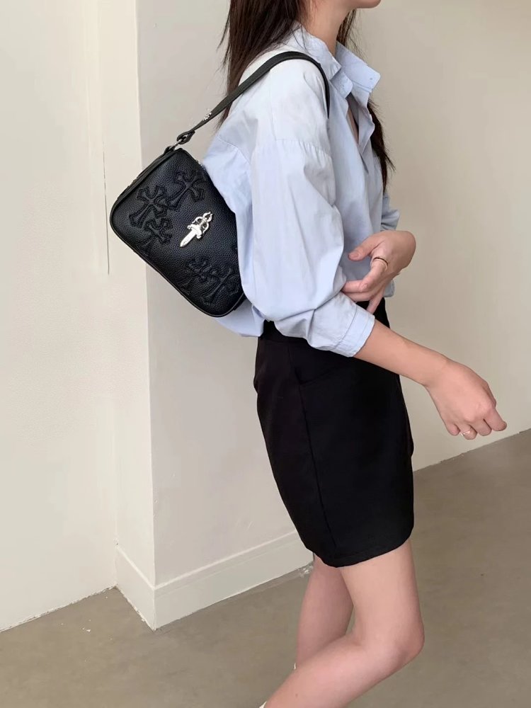 Chrome Hearts  Retro high-end lychee patterned shoulder bag | Yooybuy Spreadsheet