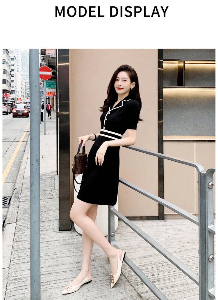 Summer Ice Silk Knitted French Dress | Yooybuy Spreadsheet