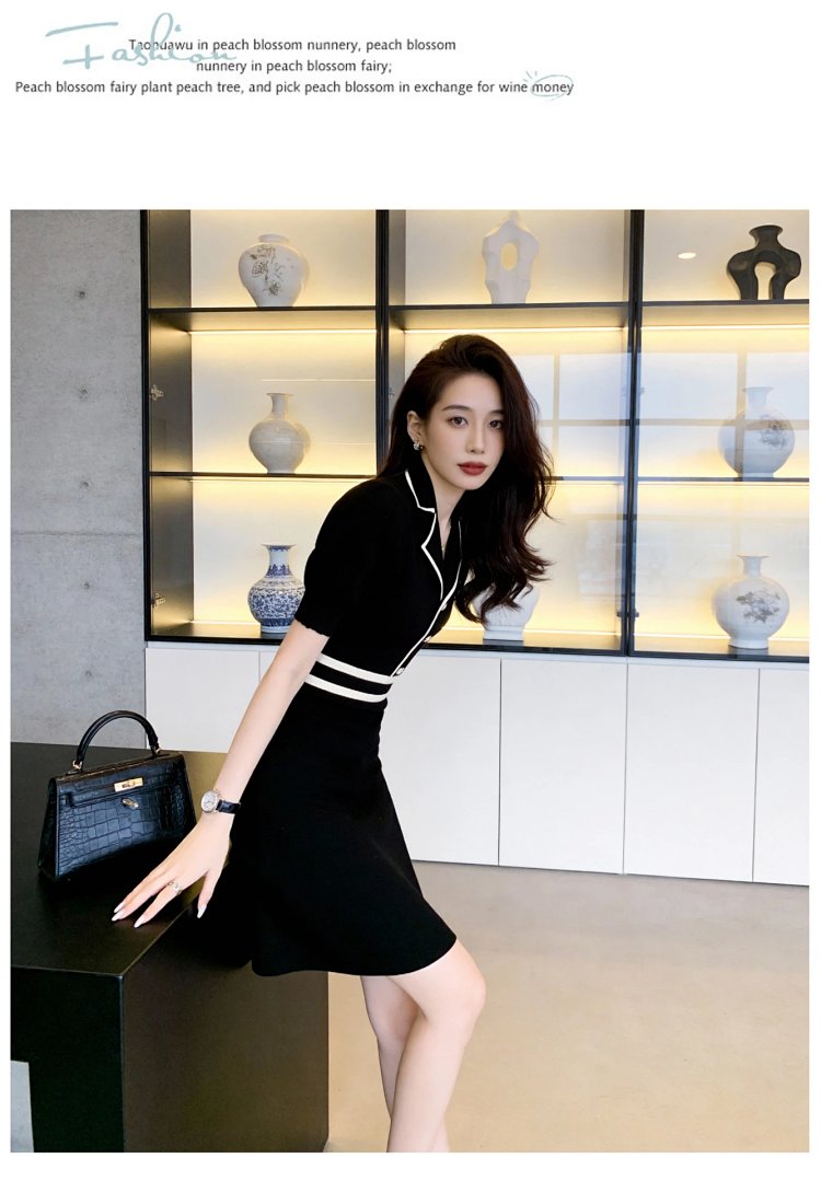 Summer Ice Silk Knitted French Dress | Yooybuy Spreadsheet