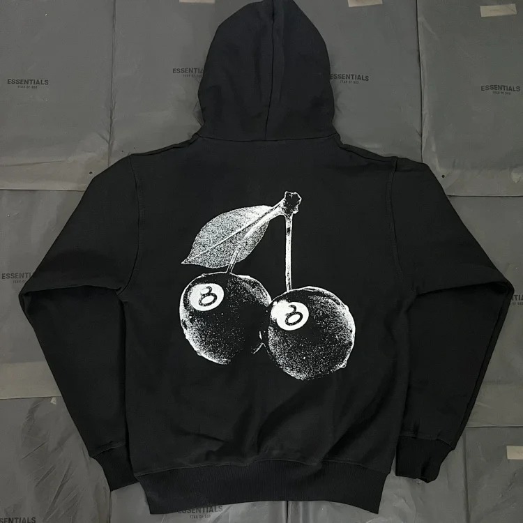 Stussy SS24 Cherry Print Hooded Sweatshirt Is This Year Hoodie