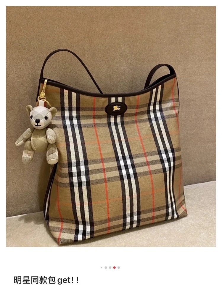 Burberry Classic British Plaid Crossbody Bag